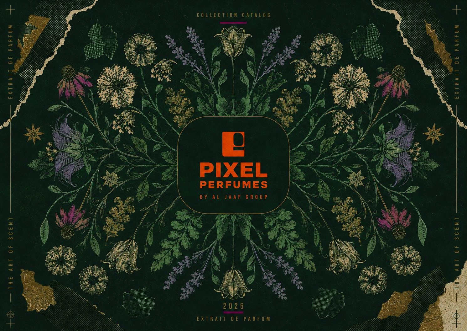 Cover of the Pixel Perfumes 2026 collection catalogue